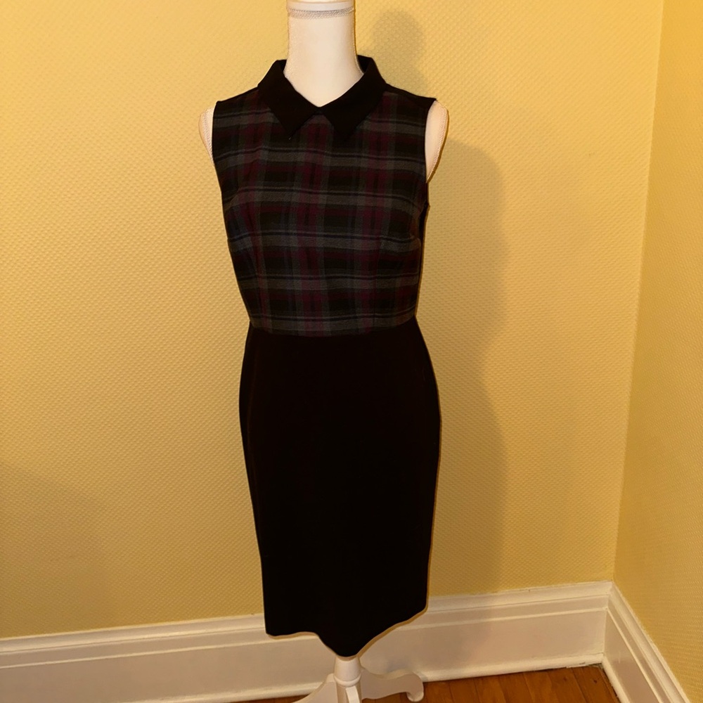Loft plaid mini dress